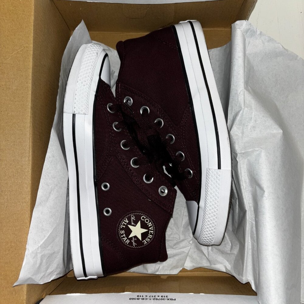 NEW | CONVERSE Malden Chuck Taylor All Star Mid Top Bloodstone  White Women's 7
